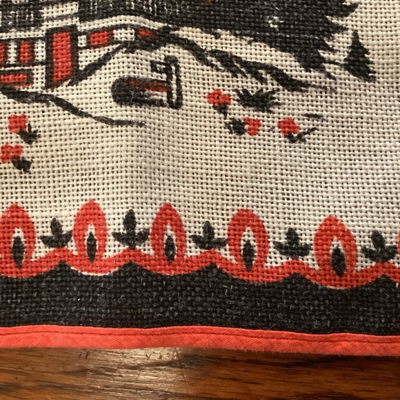 Vintage colonial Dutch print linen - Picture 4 of 6